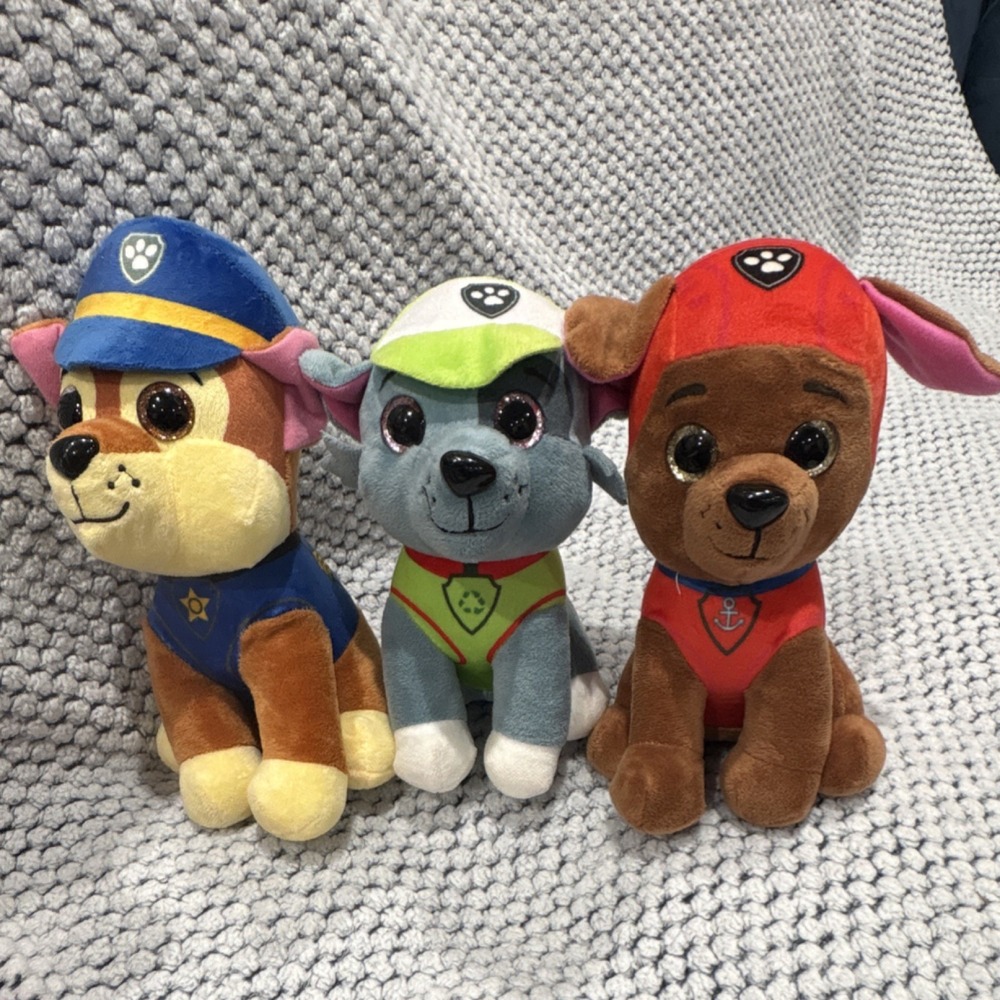 Paw Patrol‎ Dog Stuffed Animal Plush Small Multicolor Set of 3